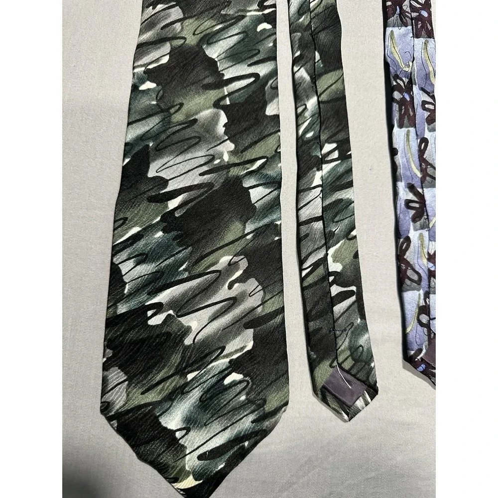 VTG J Garcia Pair‎ (2) Neck Ties Banyan Trees & Bee Hive